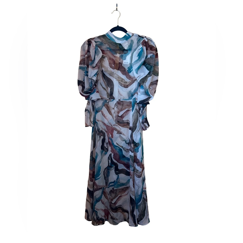 Zara Painterly Print Maxi